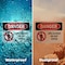 Signmission Spa Closed Do Not Enter Danger Sign, Plastic, 10in W x 7in L, 2PK OS-2PACK-DS-P-710-L-1633 - alternate 4